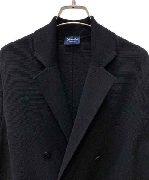 Drumohr（ドルモア）Drumohr (ドルモア) ニットジャケット ブラック サイズ:46の古着・服飾アイテム