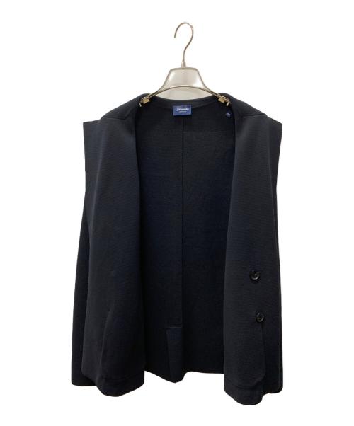 Drumohr（ドルモア）Drumohr (ドルモア) ニットジャケット ブラック サイズ:46の古着・服飾アイテム