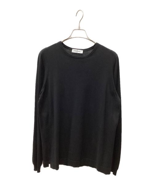GRAN SASSO（グランサッソ）GRAN SASSO (グランサッソ) 薄手ニット ブラック サイズ:50の古着・服飾アイテム
