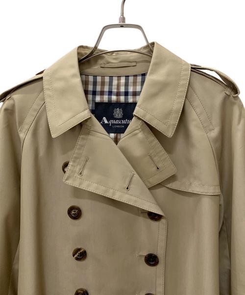 Aquascutum（アクアスキュータム）Aquascutum (アクアスキュータム) トレンチコート ベージュ サイズ:10の古着・服飾アイテム