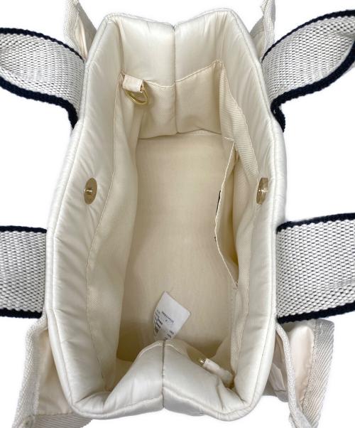 Snidel（スナイデル）Snidel (スナイデル) フラッフィーフリルロゴバッグ ホワイトの古着・服飾アイテム