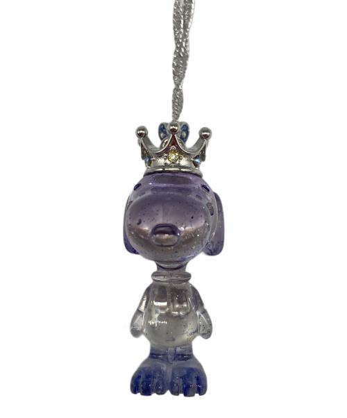 ANNA SUI（アナスイ）ANNA SUI (アナスイ) PEANUTS (ピーナッツ) スヌーピーモチーフクリスタルネックレス パープルの古着・服飾アイテム