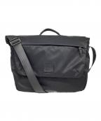 Manhattan Portage BLACK LABELマンハッタンポーテージ ブラックレーベル）の古着「メッセンジャーバッグ」｜ブラック