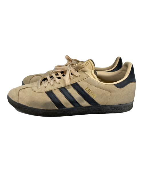 adidas（アディダス）adidas (アディダス) GAZELLE MESSI ベージュ×ブラック サイズ:28.5cmの古着・服飾アイテム