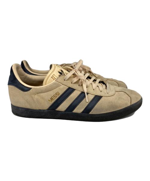 adidas（アディダス）adidas (アディダス) GAZELLE MESSI ベージュ×ブラック サイズ:28.5cmの古着・服飾アイテム
