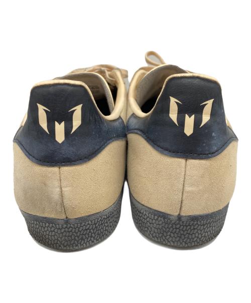adidas（アディダス）adidas (アディダス) GAZELLE MESSI ベージュ×ブラック サイズ:28.5cmの古着・服飾アイテム