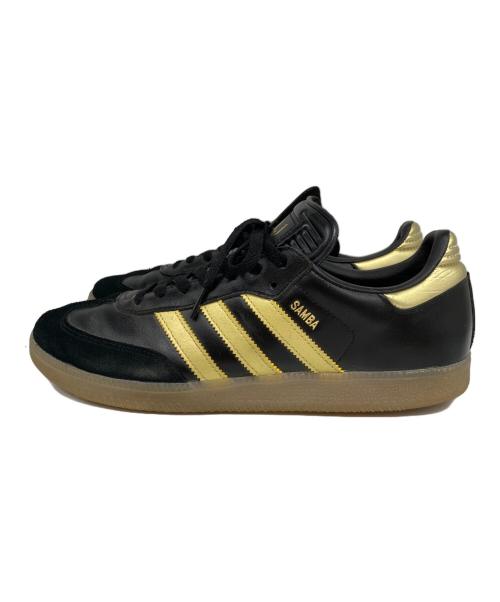 adidas（アディダス）adidas (アディダス) SAMBA MESSI ブラック×ゴールド サイズ:28.5cmの古着・服飾アイテム