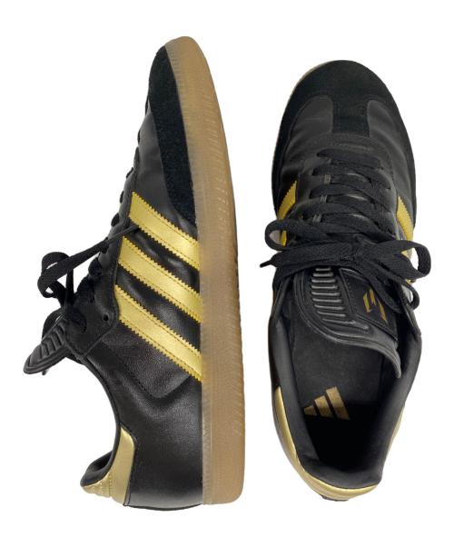 adidas（アディダス）adidas (アディダス) SAMBA MESSI ブラック×ゴールド サイズ:28.5cmの古着・服飾アイテム