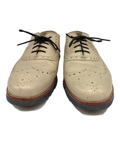 COLE HAAN（コールハーン）COLE HAAN (コールハーン) ウィングチップシューズ ベージュ サイズ:8 1/2の古着・服飾アイテム
