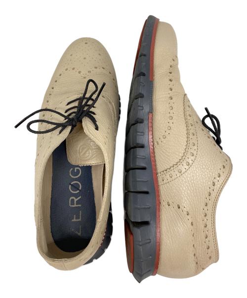 COLE HAAN（コールハーン）COLE HAAN (コールハーン) ウィングチップシューズ ベージュ サイズ:8 1/2の古着・服飾アイテム