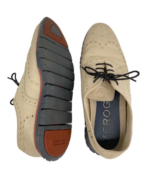 COLE HAAN（コールハーン）COLE HAAN (コールハーン) ウィングチップシューズ ベージュ サイズ:8 1/2の古着・服飾アイテム