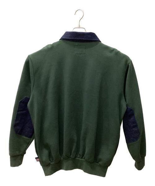 GAME WORKWEAR（ゲームワークウェア）GAME Workwear (ゲームワークウェア) ハーフジップスウェット グリーン サイズ:記載なしの古着・服飾アイテム