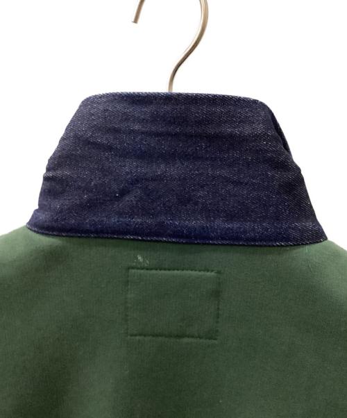 GAME WORKWEAR（ゲームワークウェア）GAME Workwear (ゲームワークウェア) ハーフジップスウェット グリーン サイズ:記載なしの古着・服飾アイテム