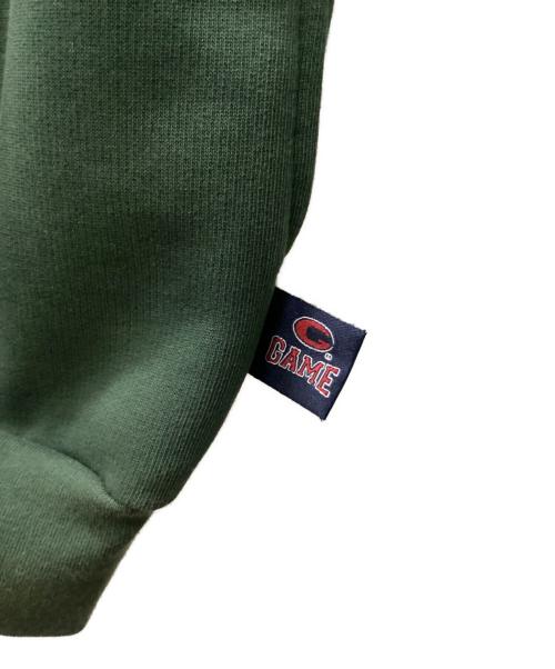 GAME WORKWEAR（ゲームワークウェア）GAME Workwear (ゲームワークウェア) ハーフジップスウェット グリーン サイズ:記載なしの古着・服飾アイテム
