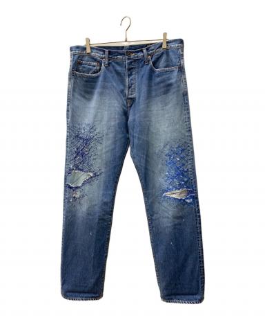 中古・古着通販】KAPITAL (キャピタル) デニムパンツ インディゴ