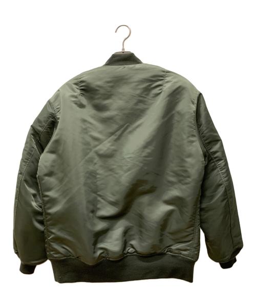 STANDARD CALIFORNIA（スタンダードカリフォルニア）STANDARD CALIFORNIA (スタンダードカリフォルニア) ALPHA (アルファ) MA-1ジャケット オリーブ サイズ:XLの古着・服飾アイテム