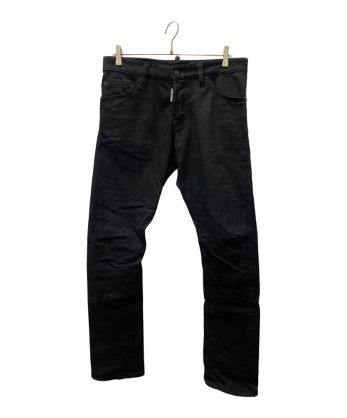 DSQUARED2（ディースクエアード）DSQUARED2 (ディースクエアード) デニムパンツ ブラック サイズ:48の古着・服飾アイテム