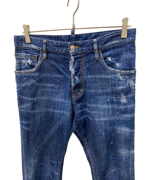 DSQUARED2（ディースクエアード）DSQUARED2 (ディースクエアード) デニムパンツ インディゴ サイズ:48の古着・服飾アイテム
