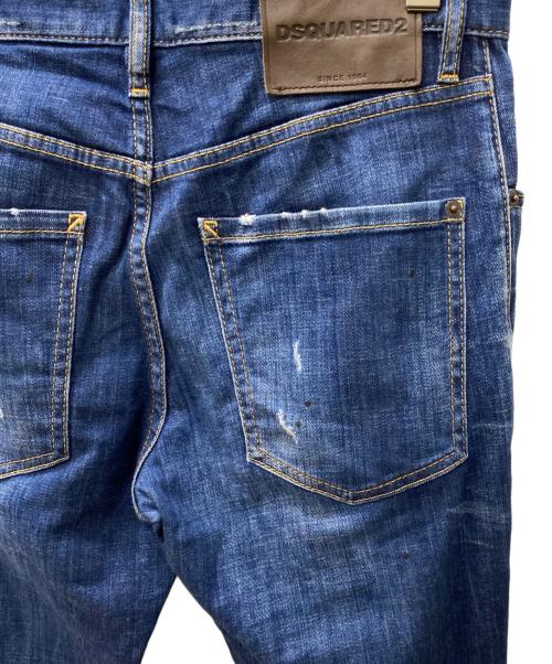 DSQUARED2（ディースクエアード）DSQUARED2 (ディースクエアード) デニムパンツ インディゴ サイズ:48の古着・服飾アイテム