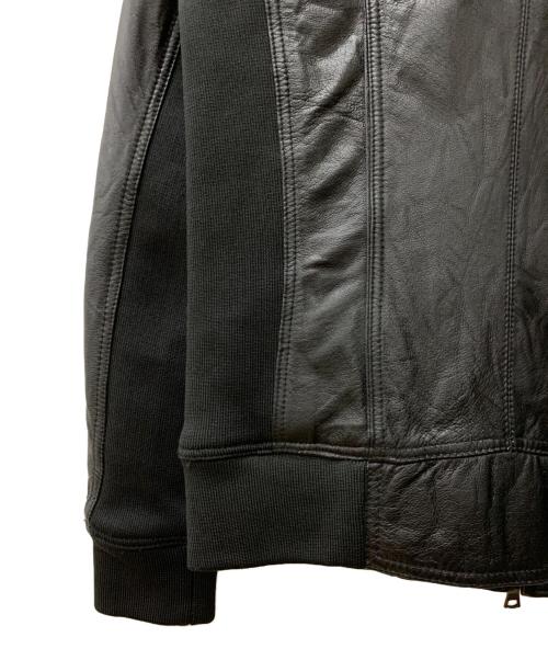 MORGAN HOMME（モルガンオム）MORGAN HOMME (モルガンオム) レザージャケット ブラック サイズ:Lの古着・服飾アイテム