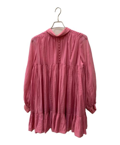Tnewties（トゥエンティーズ）TNEWTIES (トゥエンティーズ) 長袖ワンピース ピンク サイズ:Sの古着・服飾アイテム