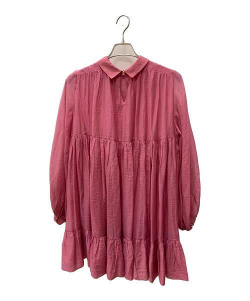 Tnewties（トゥエンティーズ）TNEWTIES (トゥエンティーズ) 長袖ワンピース ピンク サイズ:Sの古着・服飾アイテム