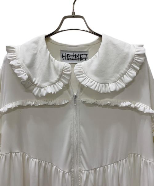 HEIHEI（ヘイヘイ）HEIHEI (ヘイヘイ) 半袖ワンピース ホワイト サイズ:Freeの古着・服飾アイテム