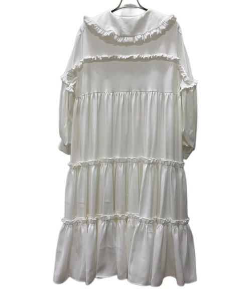 HEIHEI（ヘイヘイ）HEIHEI (ヘイヘイ) 半袖ワンピース ホワイト サイズ:Freeの古着・服飾アイテム
