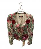 DOLCE & GABBANAドルチェ＆ガッバーナ）の古着「花柄ジャケット」｜レッド×グリーン
