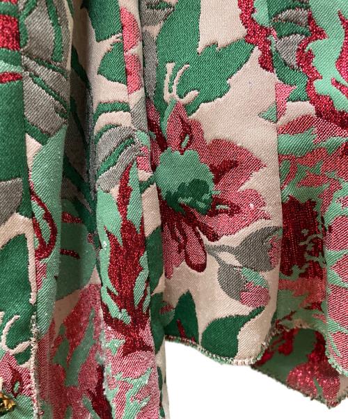 DOLCE & GABBANA（ドルチェ＆ガッバーナ）DOLCE & GABBANA (ドルチェ＆ガッバーナ) 花柄ジャケット レッド×グリーン サイズ:40の古着・服飾アイテム