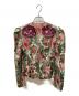 中古・古着 DOLCE & GABBANA (ドルチェ＆ガッバーナ) 花柄ジャケット レッド×グリーン サイズ:40：20000円