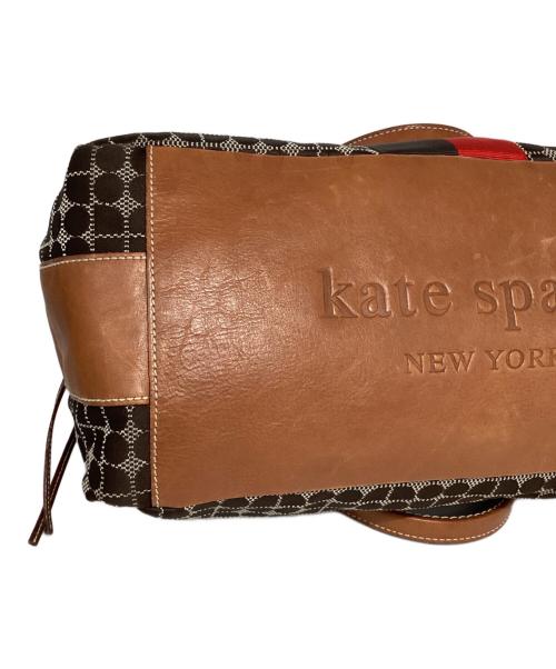 Kate Spade（ケイトスペード）Kate Spade (ケイトスペード) トートバッグ グレー×ブラウンの古着・服飾アイテム