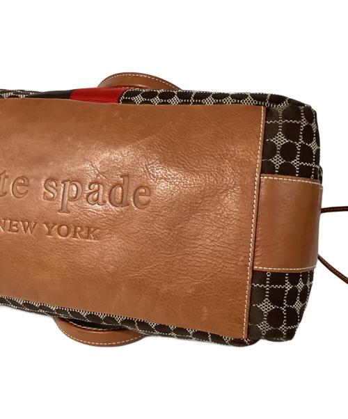 Kate Spade（ケイトスペード）Kate Spade (ケイトスペード) トートバッグ グレー×ブラウンの古着・服飾アイテム