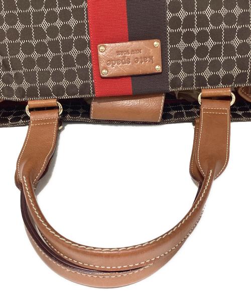 Kate Spade（ケイトスペード）Kate Spade (ケイトスペード) トートバッグ グレー×ブラウンの古着・服飾アイテム
