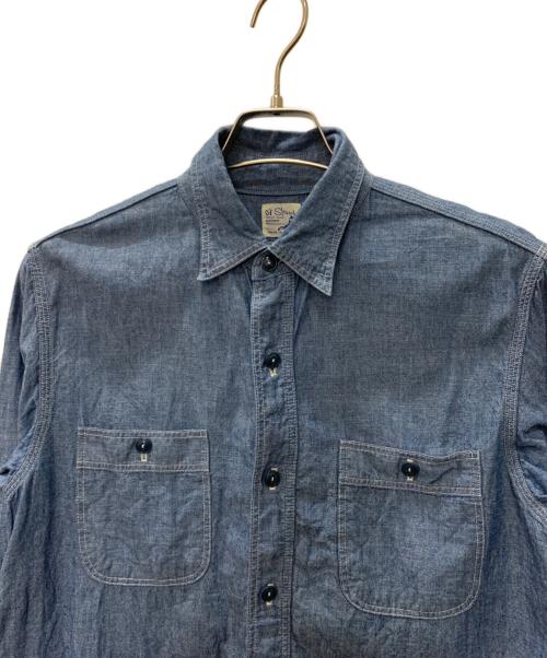 orSlow（オアスロウ）orSlow (オアスロウ) デニム長袖シャツ ブルー サイズ:1の古着・服飾アイテム