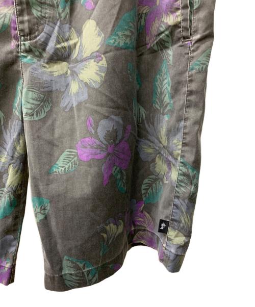 OLD STUSSY（オールドステューシー）OLD stussy (オールドステューシー) 00’ｓハーフパンツ グレー×パープル サイズ:記載なしの古着・服飾アイテム