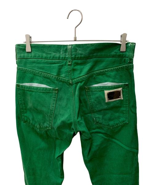 DOLCE & GABBANA（ドルチェ＆ガッバーナ）DOLCE & GABBANA (ドルチェ＆ガッバーナ) デニムパンツ グリーン サイズ:46の古着・服飾アイテム