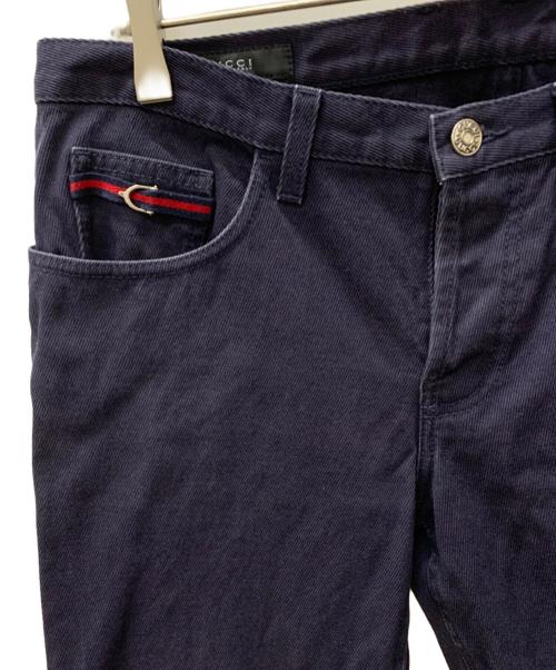 GUCCI（グッチ）GUCCI (グッチ) デニムパンツ ネイビー サイズ:48の古着・服飾アイテム