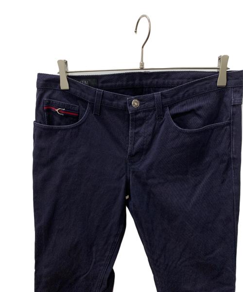 GUCCI（グッチ）GUCCI (グッチ) デニムパンツ ネイビー サイズ:48の古着・服飾アイテム