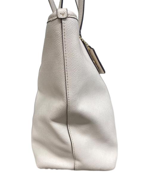 COACH（コーチ）COACH (コーチ) クロスグレイン シティジップトート ライトピンクの古着・服飾アイテム