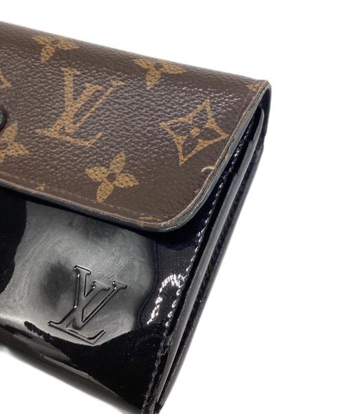 LOUIS VUITTON（ルイ ヴィトン）LOUIS VUITTON (ルイ ヴィトン) ポルトフォイユ・チェリーウッド ブラウン×ブラックの古着・服飾アイテム