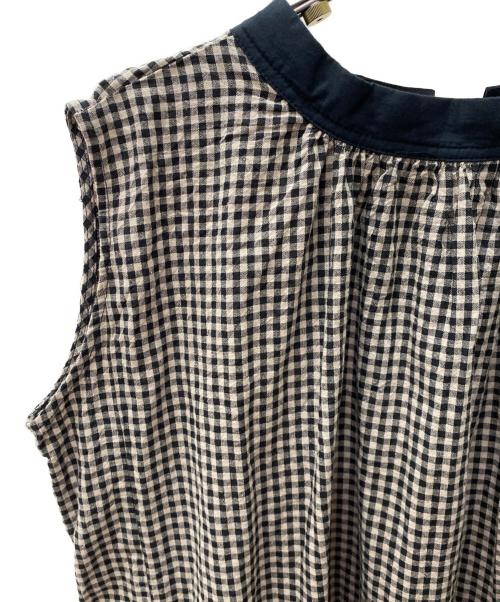TUTIE（ツチエ）TUTIE (ツチエ) ノースリーブ・キャミソールワンピース ブラック サイズ:記載なしの古着・服飾アイテム