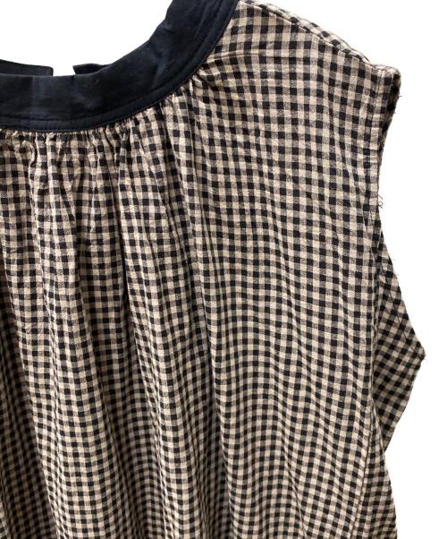 TUTIE（ツチエ）TUTIE (ツチエ) ノースリーブ・キャミソールワンピース ブラック サイズ:記載なしの古着・服飾アイテム