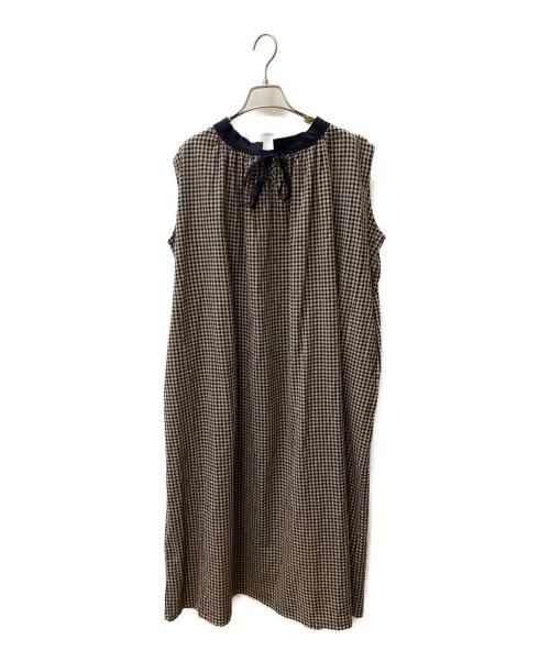 TUTIE（ツチエ）TUTIE (ツチエ) ノースリーブ・キャミソールワンピース ブラック サイズ:記載なしの古着・服飾アイテム