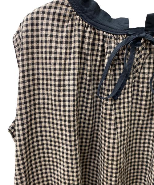TUTIE（ツチエ）TUTIE (ツチエ) ノースリーブ・キャミソールワンピース ブラック サイズ:記載なしの古着・服飾アイテム