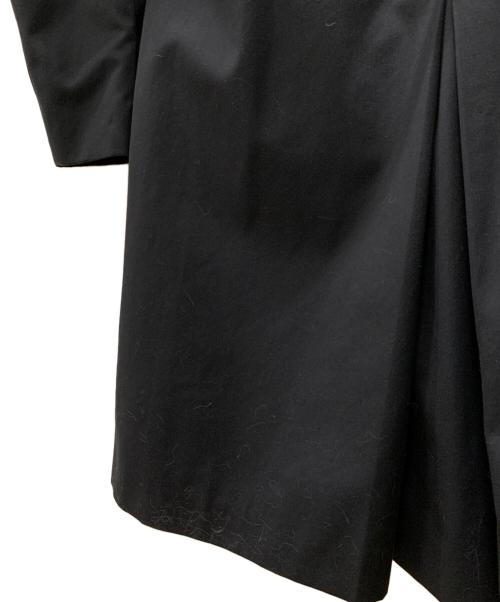 FENDI（フェンディ）FENDI (フェンディ) 袖ロゴレザーパイピングトレンチコート ブラック サイズ:44の古着・服飾アイテム