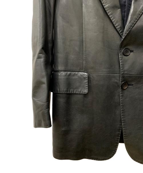 PAUL SMITH（ポールスミス）Paul Smith (ポールスミス) レザージャケット ブラック サイズ:Lの古着・服飾アイテム