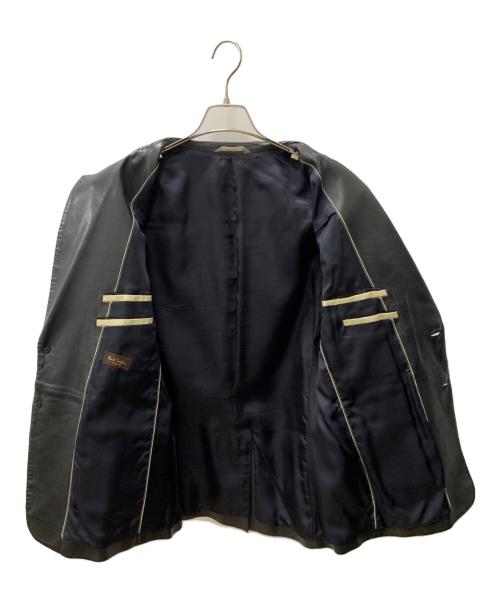 PAUL SMITH（ポールスミス）Paul Smith (ポールスミス) レザージャケット ブラック サイズ:Lの古着・服飾アイテム