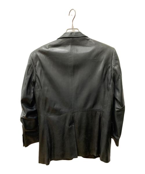 PAUL SMITH（ポールスミス）Paul Smith (ポールスミス) レザージャケット ブラック サイズ:Lの古着・服飾アイテム