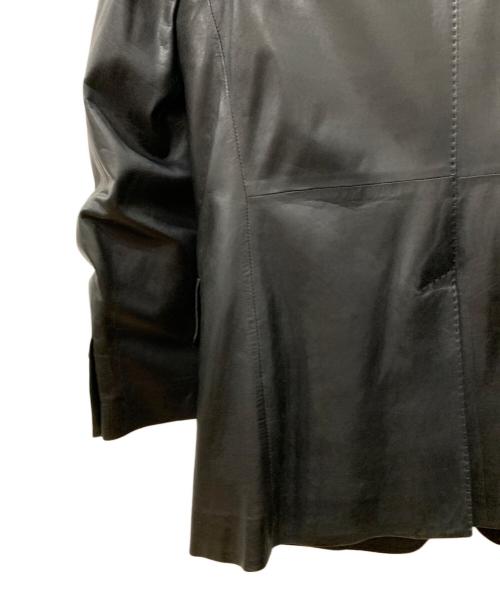 PAUL SMITH（ポールスミス）Paul Smith (ポールスミス) レザージャケット ブラック サイズ:Lの古着・服飾アイテム